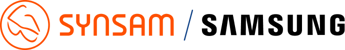 Synsam og Samsung logo